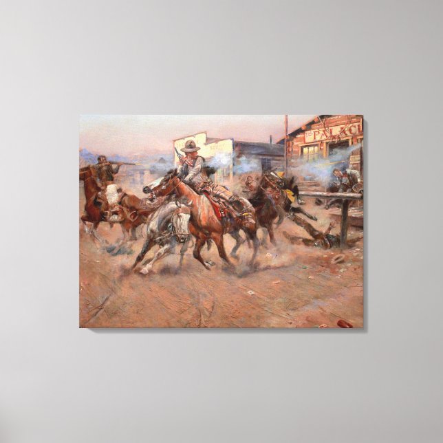 Lienzo Humo de un "45" (Anverso)