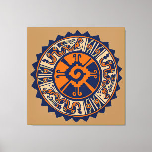 Lienzo Hunab Ku Deidad Maya
