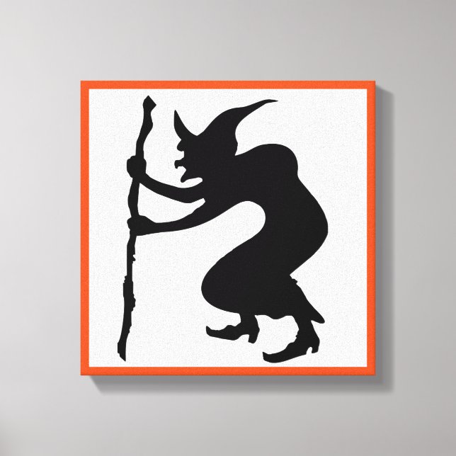 LIENZO HUNCHBACK HALLOWEEN WITCH (Anverso)
