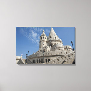Lienzo Hungría, ciudad capital Budapest. Buda, Castillo 2