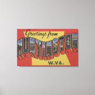 Lienzo Huntington, Virginia Occidental - escenas grandes