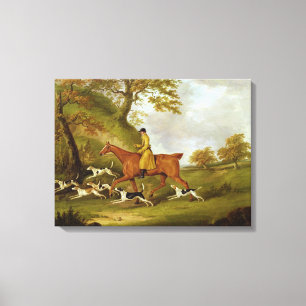 Lienzo Huntsman y perros, 1809 (aceite en lona)
