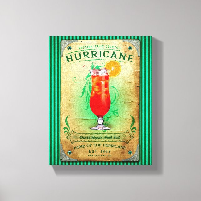 Lienzo Huracán Cocktail (Anverso)