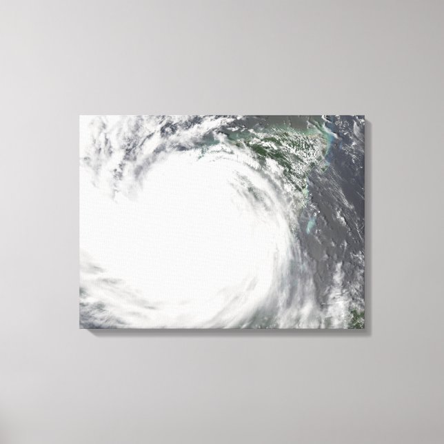 Lienzo Huracán Dean (Anverso)