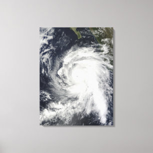 Lienzo Huracán Rick al sudoeste de Baja California