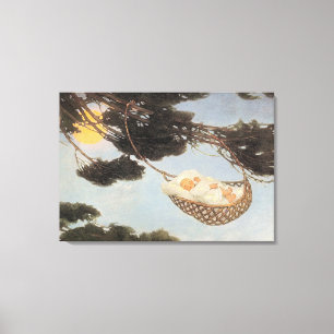 Lienzo Hush-a-Bye, Baby Nursery Rhyme