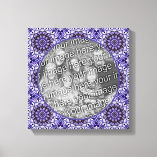 Lienzo Hydrangea Flower Petal Resumen Añadir tu propia fo