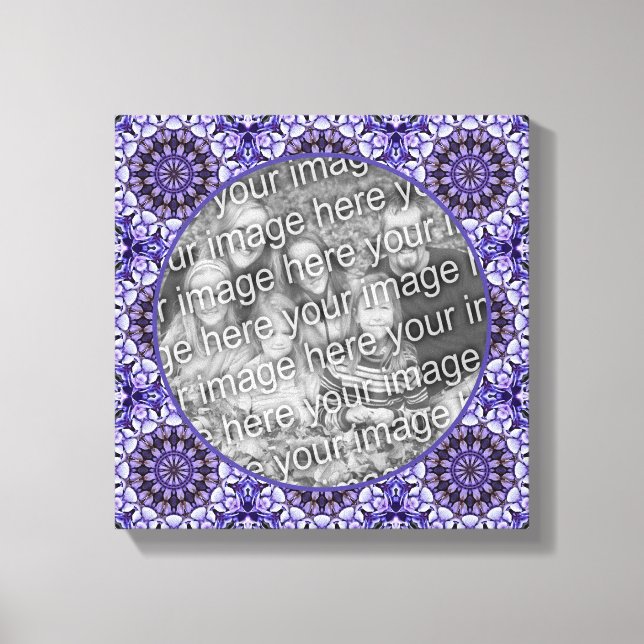 Lienzo Hydrangea Flower Petal Resumen Añadir tu propia fo (Anverso)