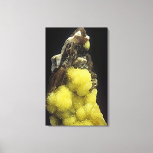 Lienzo Hydroboracite en Gorgeyite, Kazajistán