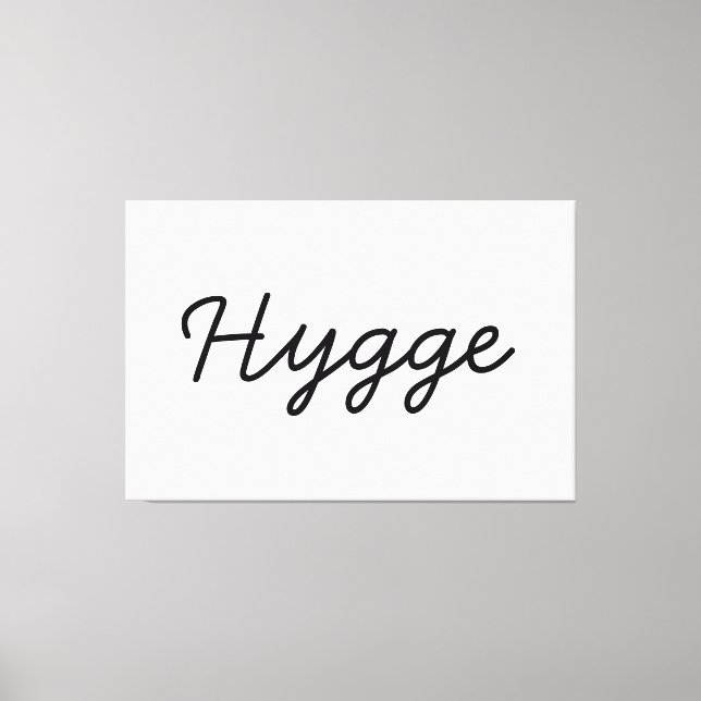 Lienzo Hygge Black Elegant (Anverso)