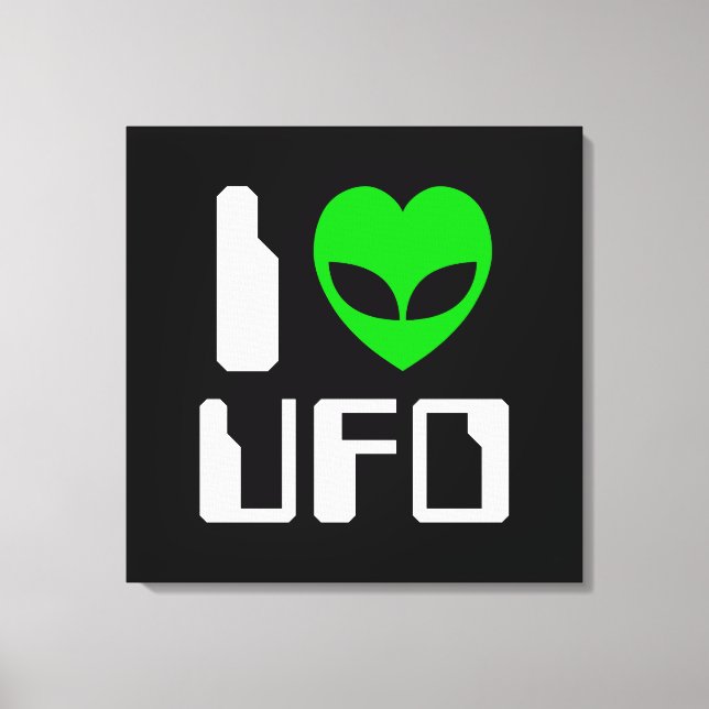Lienzo I Alien Heart UFO (Anverso)