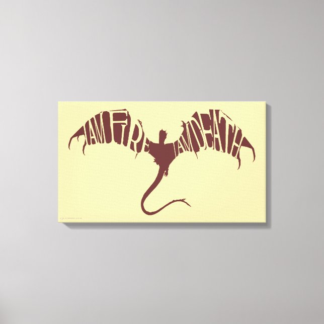 Lienzo I Am Fire I Am Death - Graphic (Anverso)