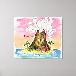 Lienzo I Lava You Volcano Stretch Canvas