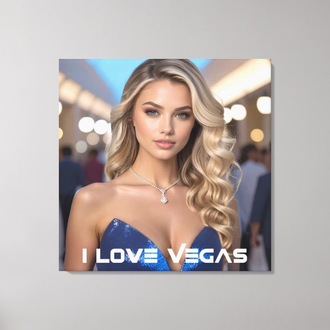 LIENZO I LOVE VEGAS (Anverso)