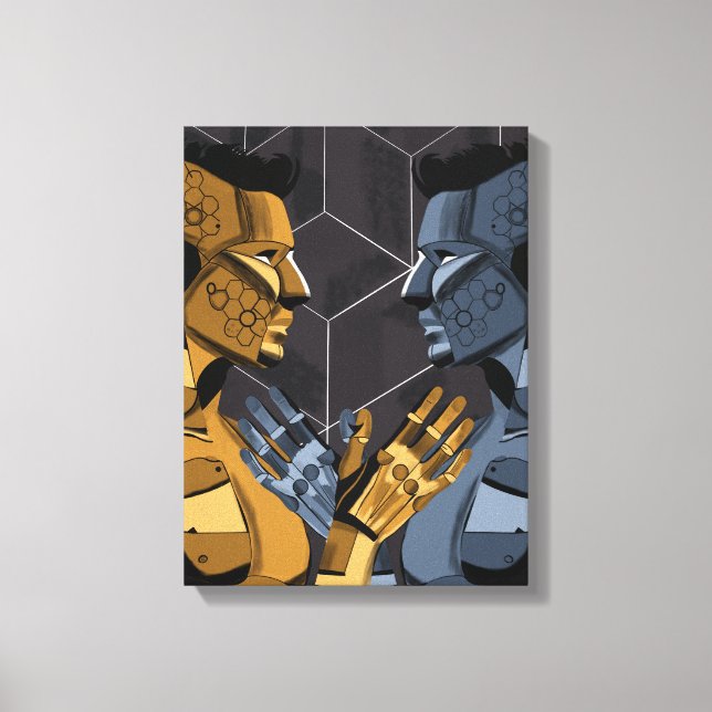 Lienzo I Saw Myself I B – Self Recognition Art (Anverso)