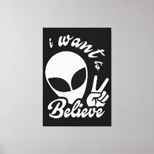 Lienzo I Want to Believe