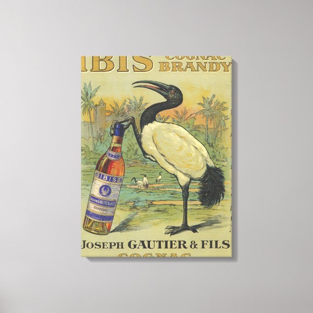 Lienzo Ibis Cognac - Joseph Gautier & Fils Promo (Anverso)