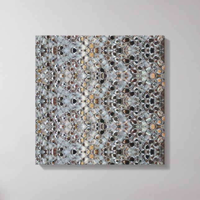 Lienzo Ice Metal Fire II Stretched Canvas Print (Anverso)