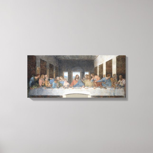 Lienzo Icónico Leonardo da Vinci La Última Cena (Anverso)