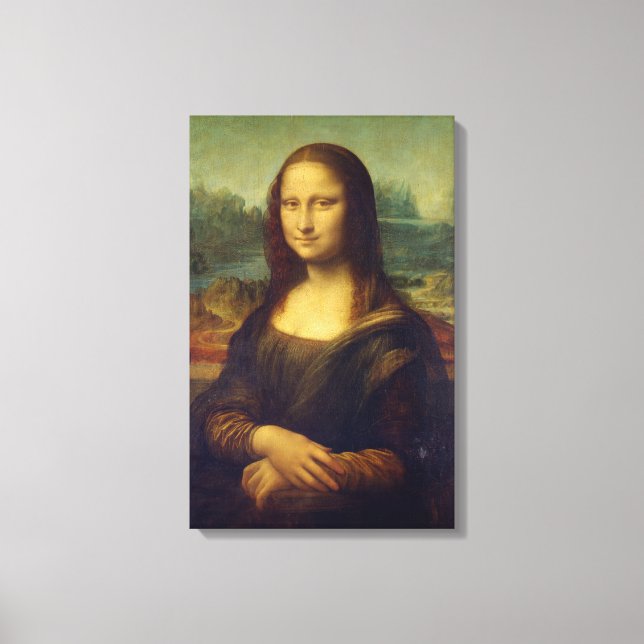Lienzo Icónico Leonardo da Vinci Mona Lisa (Anverso)