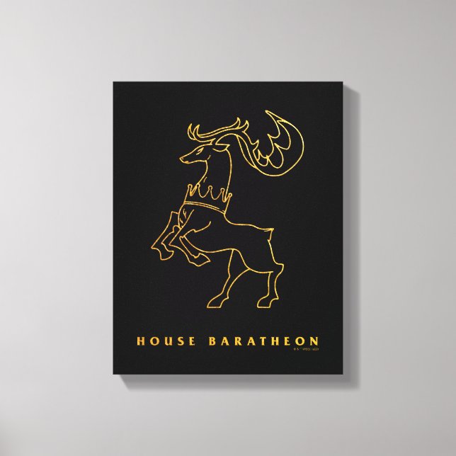 Lienzo Icono de Baratheon House (Anverso)