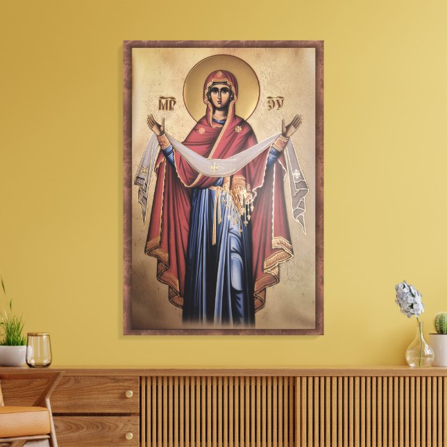Lienzo Icono de la Virgen María (Insitu (Sala de estar))