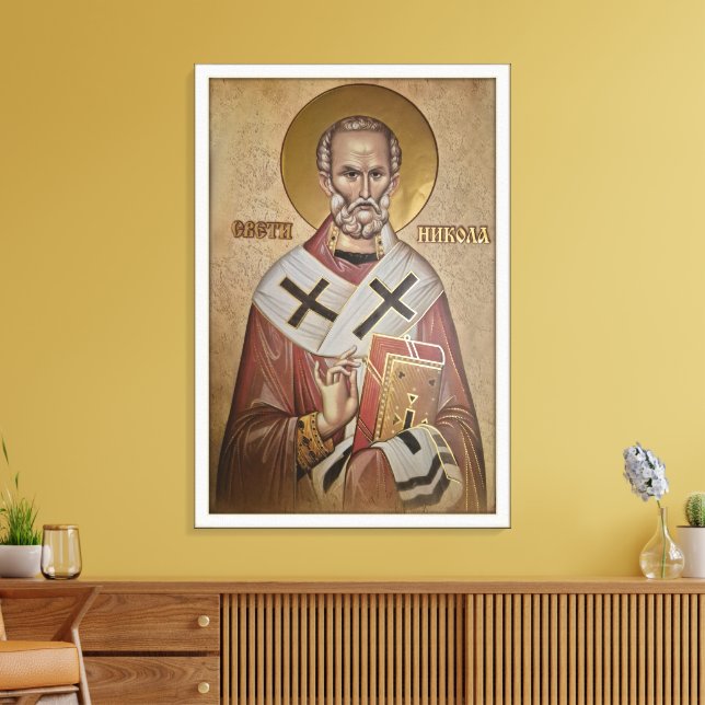 Lienzo Icono de San Nicolás (Insitu (Sala de estar))