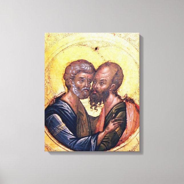 Lienzo Icono de SS. Peter y Paul (Anverso)