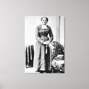 Lienzo Iconos de la Historia Negra: Harriet Tubman, Derec