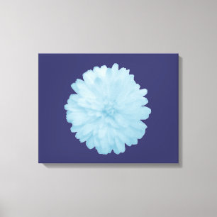 Lienzo Icy Blue Marigold Canvas Print