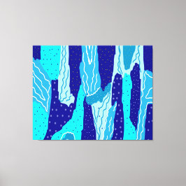 Lienzo Icy Blue Ocean