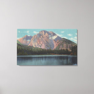 Lienzo IdahoView de Mt. Moran de Leigh LakeIdaho