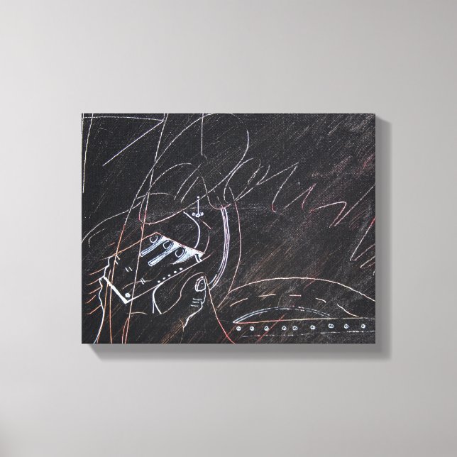 Lienzo Ideas Blanches et Tableaux Noirs 3 Cuadros (Anverso)