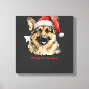 Lienzo Ideas de regalos de Navidad para perros Pastor Ale