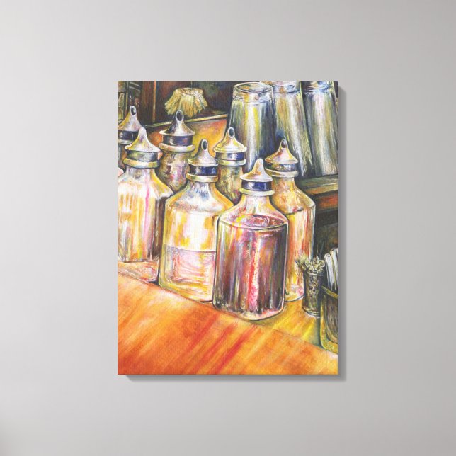 Lienzo Ideografía de la luz dorada (Anverso)