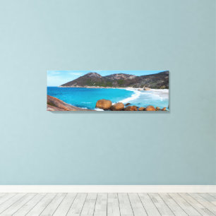 Lienzo Idílico paisaje de playa Panorama Australia