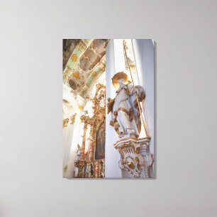 Lienzo Iglesia bávara rococó