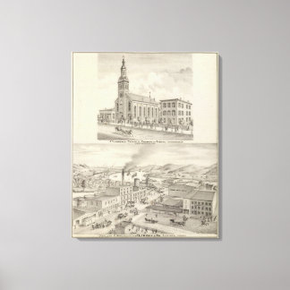 Lienzo Iglesia católica San Lorenzo