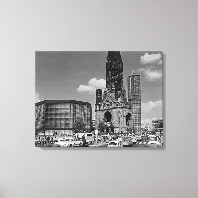 Lienzo Iglesia conmemorativa del Kaiser Wilhelm (Anverso)