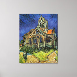 Lienzo Iglesia de Auvers-sur-Oise por Vincent van Gogh