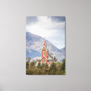 Lienzo Iglesia de Buksnes Lofoten Noruega