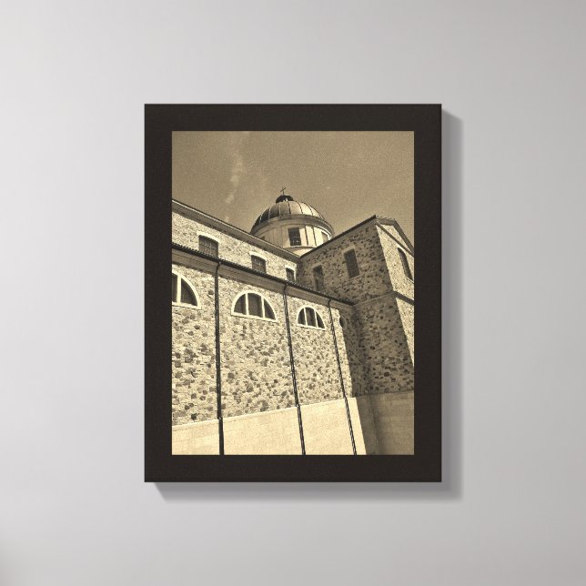 Lienzo Iglesia de La Crosse (Anverso)