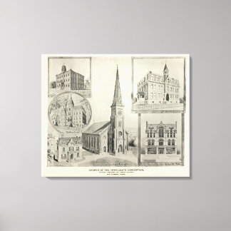 Lienzo Iglesia de la Inmaculada Concepción, Waterbury