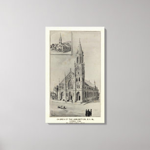 Lienzo Iglesia de la suposición, Ansonia, conec
