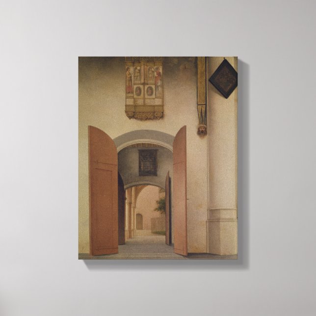 Lienzo Iglesia de San Laurens, Alkmaar, 1661 (Anverso)