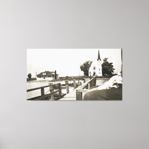 Lienzo Iglesia de San Marcos de la Isla de Harsens Michig