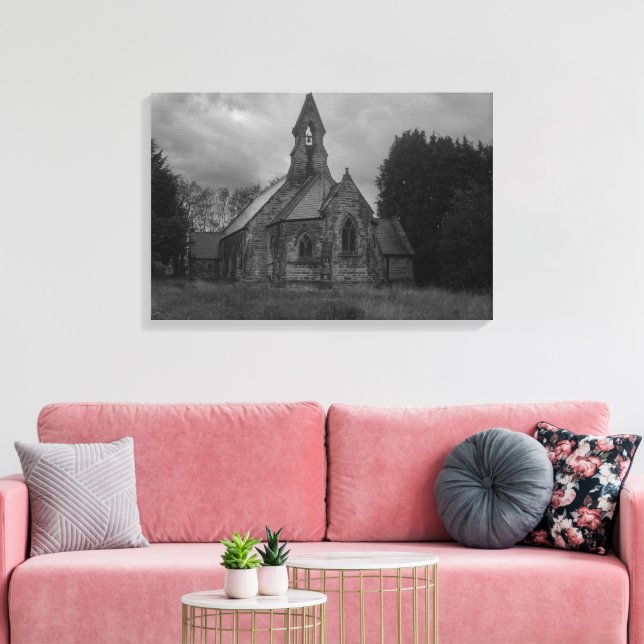 Lienzo Iglesia de Todos los Santos, Whitley (Insitu (Sala de estar))