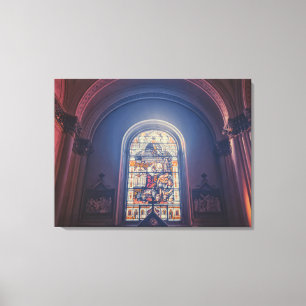 Lienzo Iglesia de Vidrieras