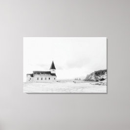 Lienzo Iglesia de Vík i Myrdal, Islandia