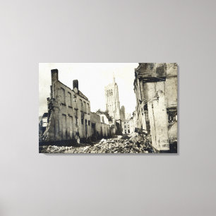 Lienzo Iglesia del St. Jacob, Ypres, junio de 1915